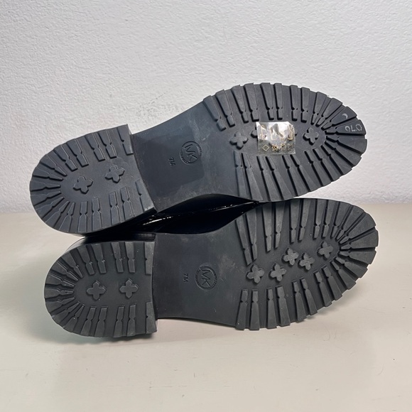 Michael Michael Kors Edison Oxford Shoes Black Leather Lace Up‎ Women’s 7M - Picture 6 of 6